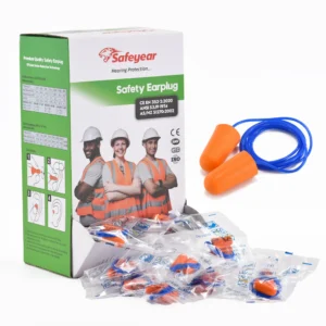 Safeyear QuitePiece PU Foam Earplugs 38dB Noise Reduction – Slow Recovery Sleep Earplugs for Working, Concerts, Travel & Snoring Relief