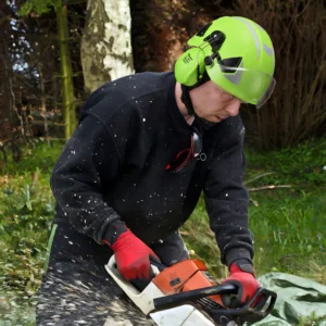 SAFEYEAR Multi-Protection Helmet with Goggles & Ear Muffs – ANSI/CE Certified for Construction, Mining, Forestry & More
