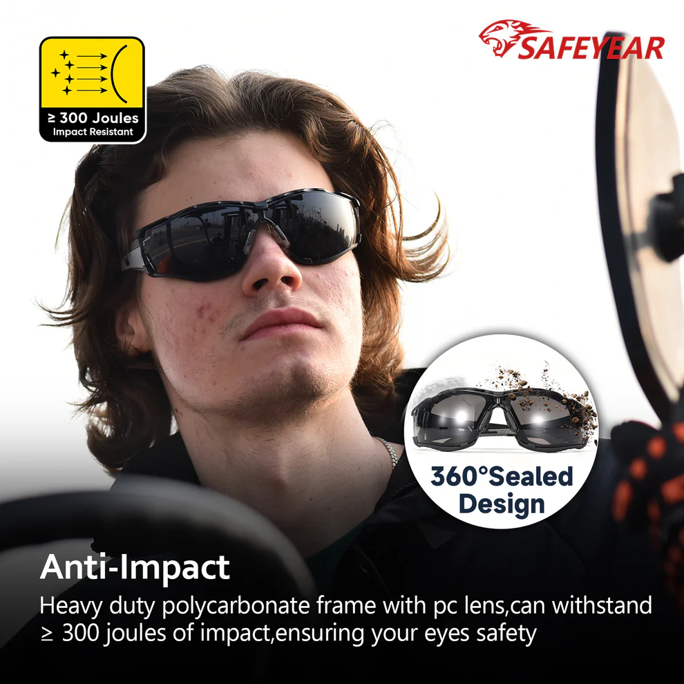 ANSI & EN16321 Safety Glasses - Anti-Fog - Image 2