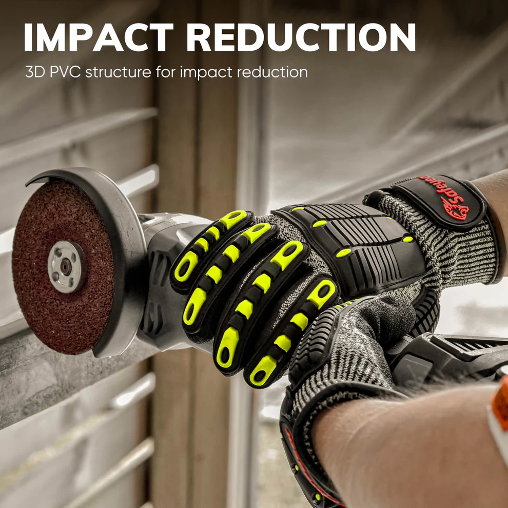 SAFEYEAR Cut Resistant Kevlar Mechanic Safety Gloves FL-HDPAYE - Image 3